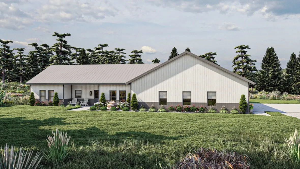 Full Rendering for House Plan #709541