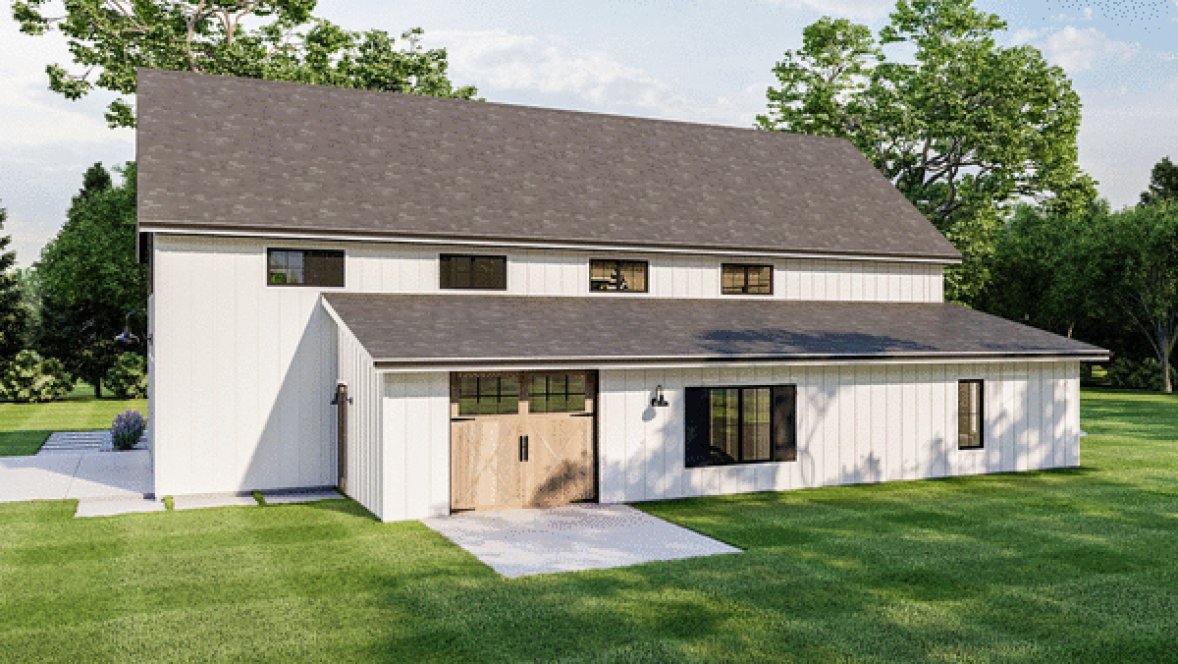 Right Elevation for House Plan #703391