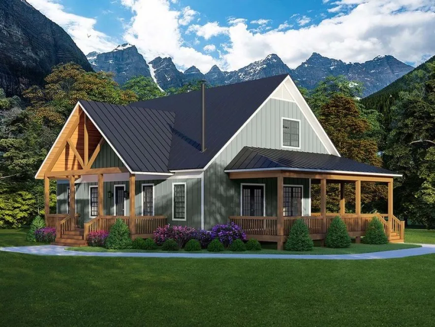 Full Rendering for House Plan #698542