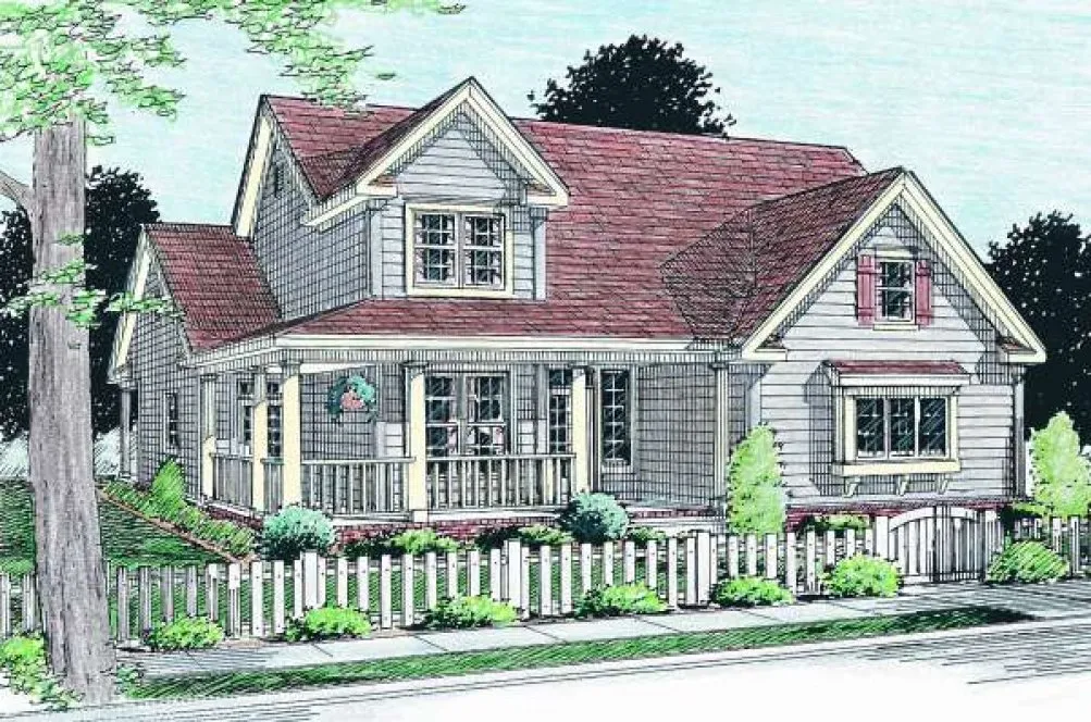 Full Rendering for House Plan #246314