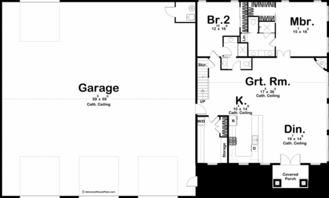 Main Floor Plan for House Plan #706772
