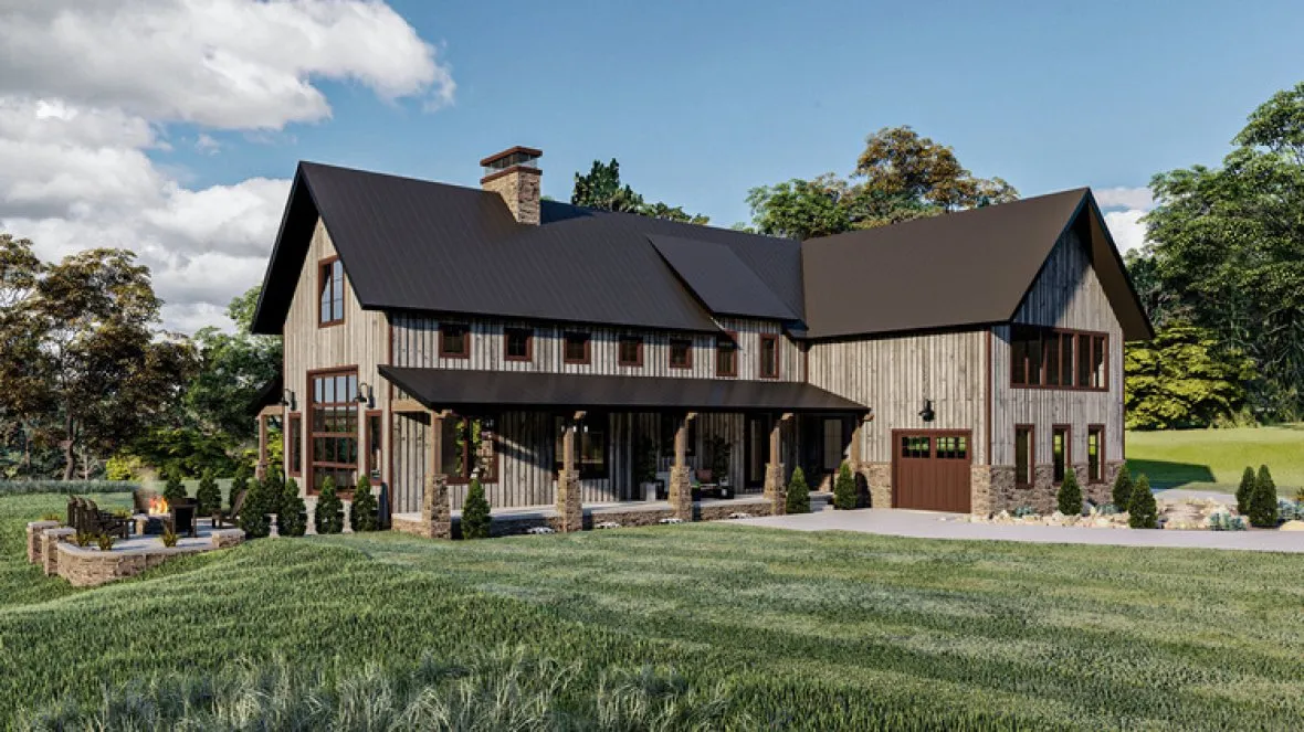 Full Rendering for House Plan #701733