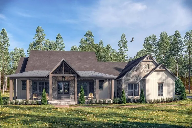 Full Rendering for House Plan #305912