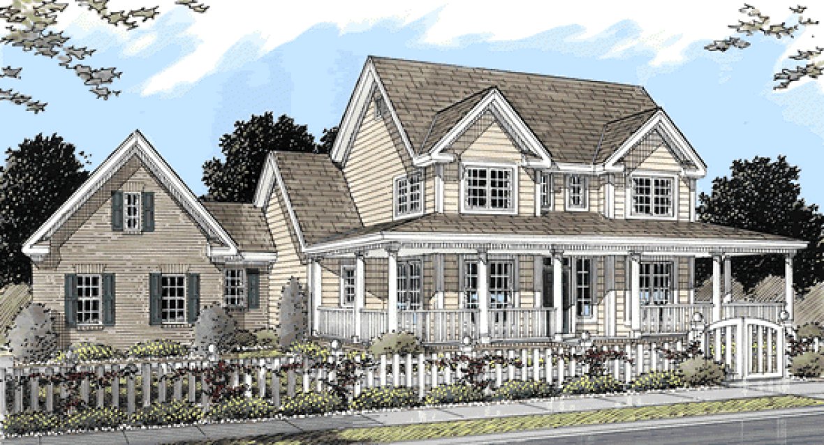 Full Rendering for House Plan #248314