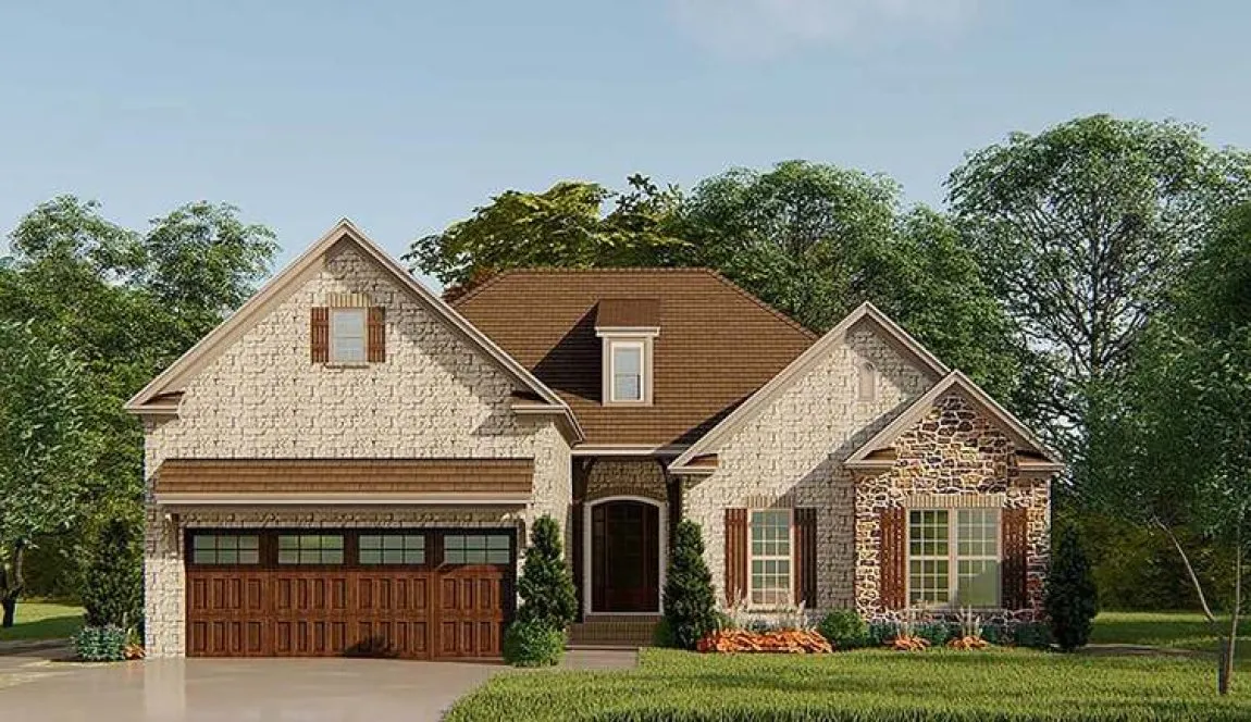 Full Rendering for House Plan #310571