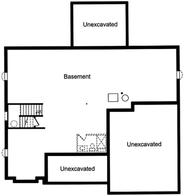 Basement Plan for House Plan #539633