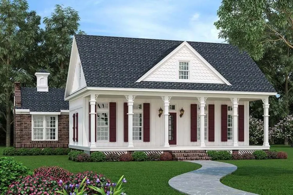 Full Rendering for House Plan #486321