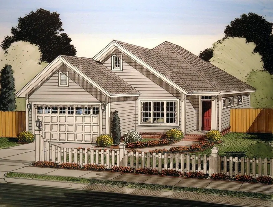 Full Rendering for House Plan #245451