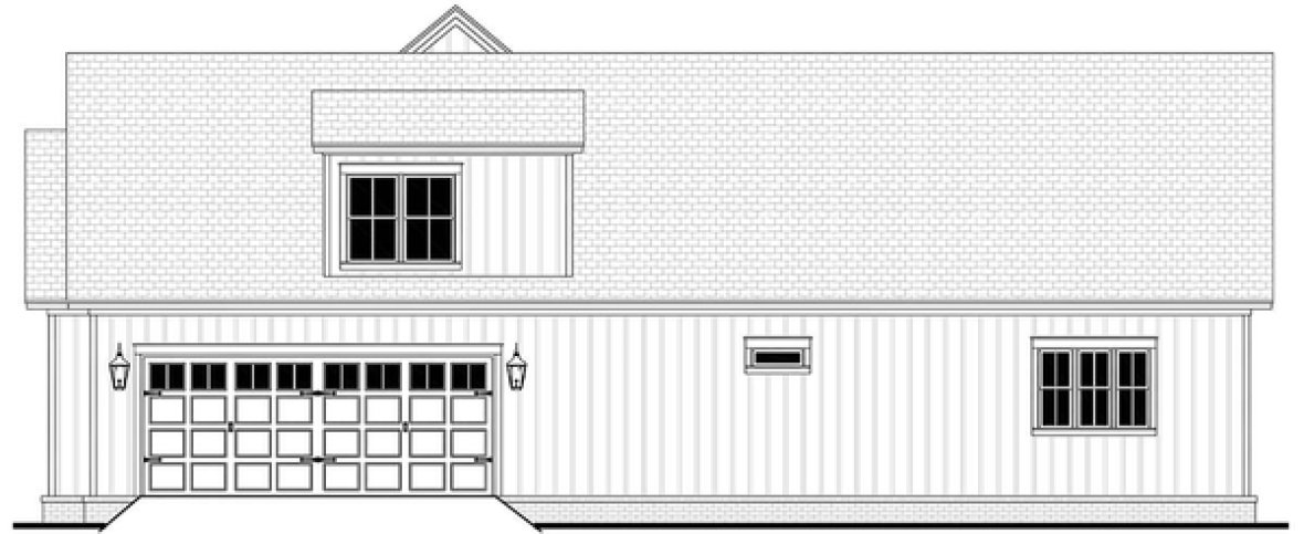 Right Elevation for House Plan #307732