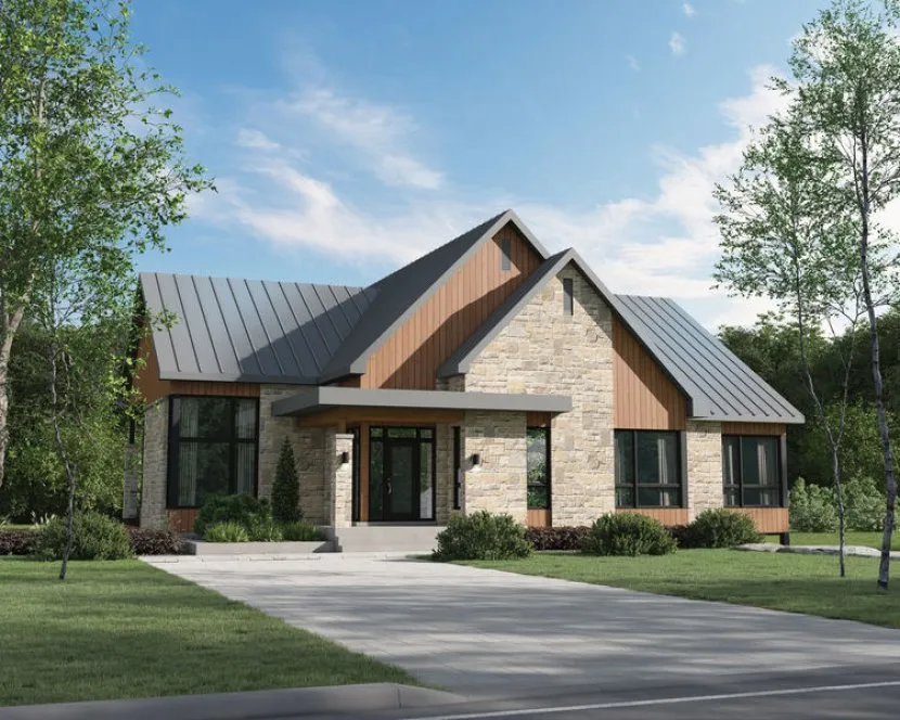 Full Rendering for House Plan #171981