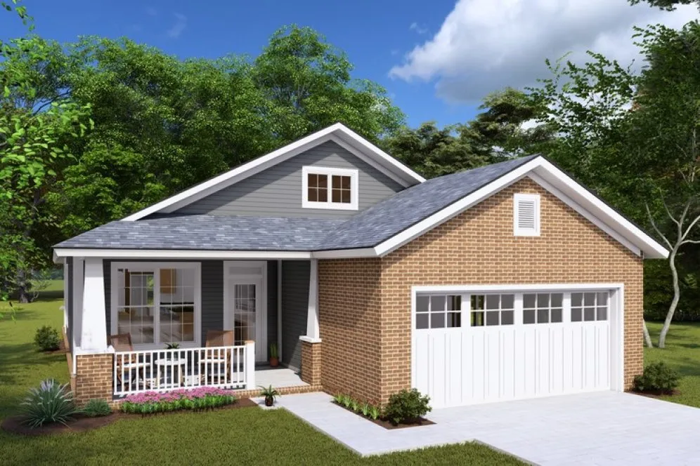 Full Rendering for House Plan #243521