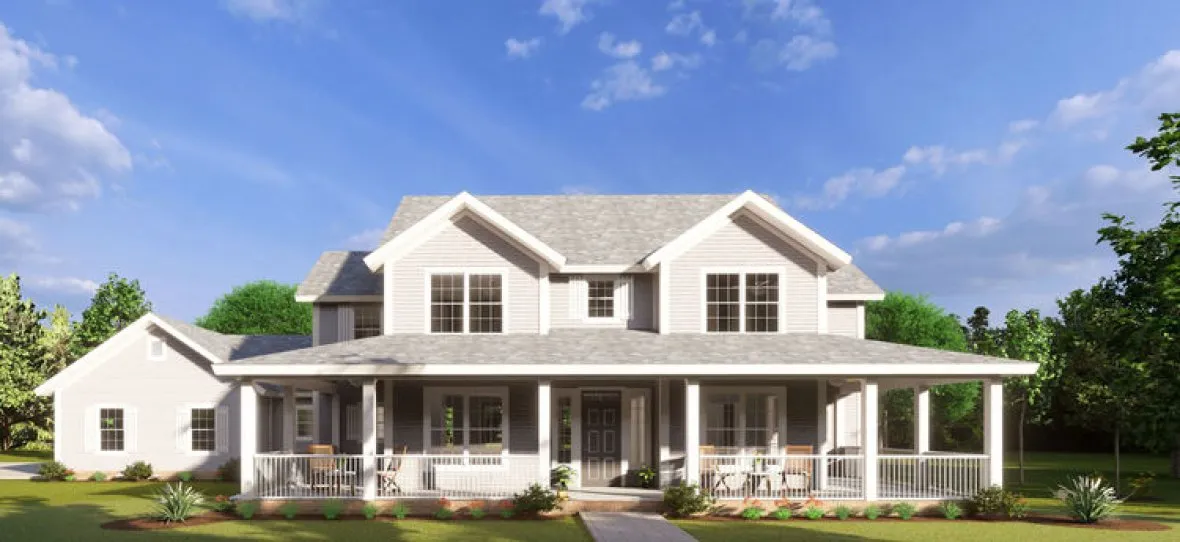 Full Rendering for House Plan #246623