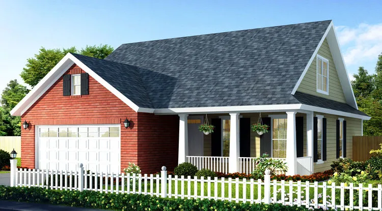 Full Rendering for House Plan #240551