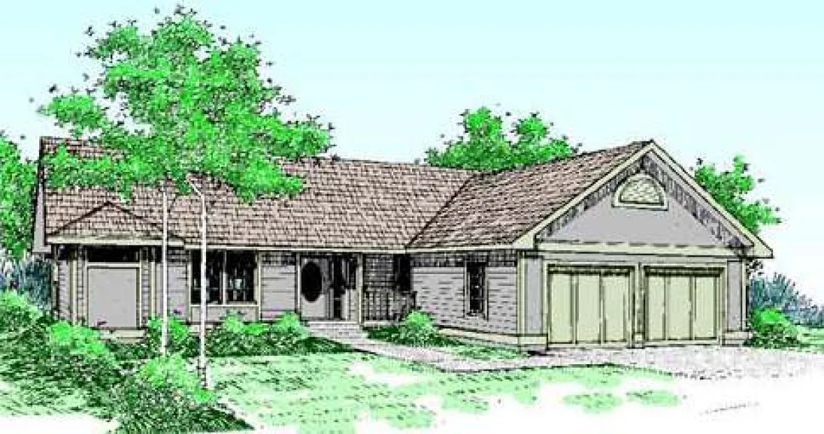 Full Rendering for House Plan #167133