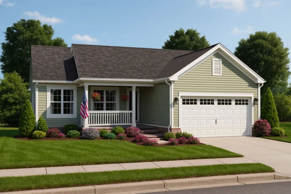 Full Rendering for House Plan #155051