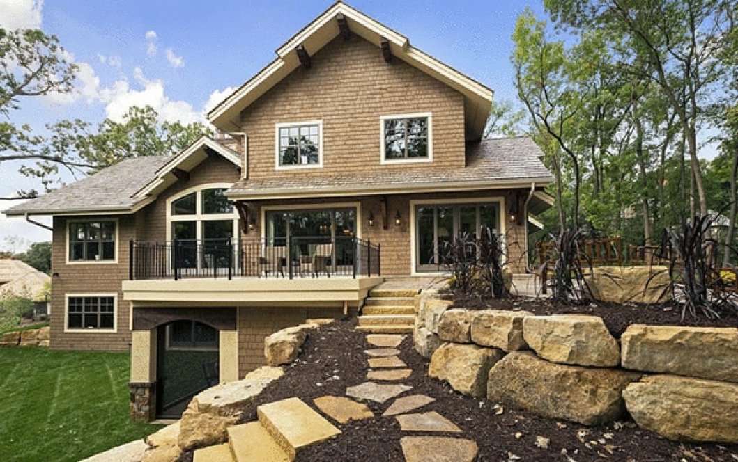 Rear Elevation for House Plan #285614