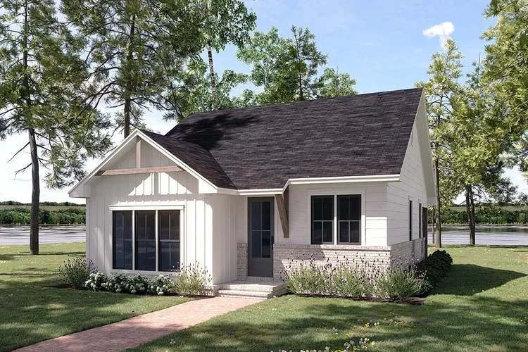 Full Rendering for House Plan #300001