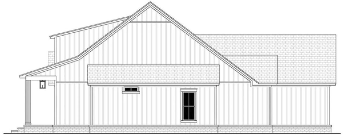 Right Elevation for House Plan #304912