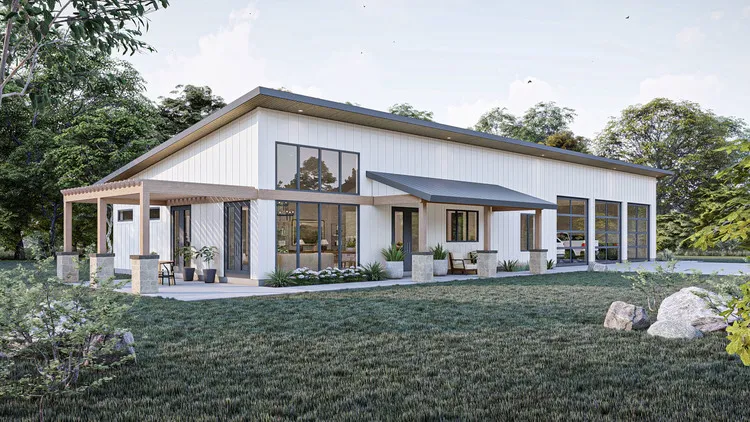 Full Rendering for House Plan #702891