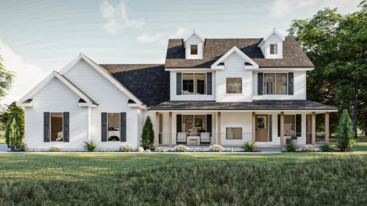 Full Rendering for House Plan #707681