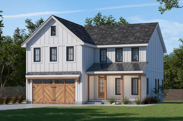 Full Rendering for House Plan #154312
