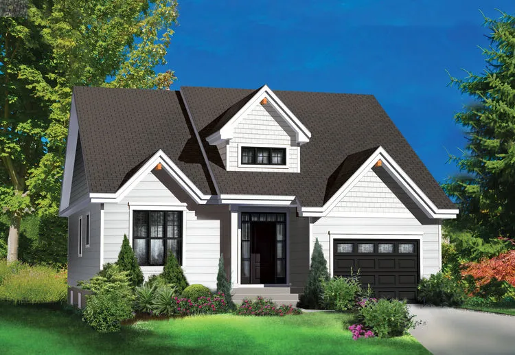 Full Rendering for House Plan #177631