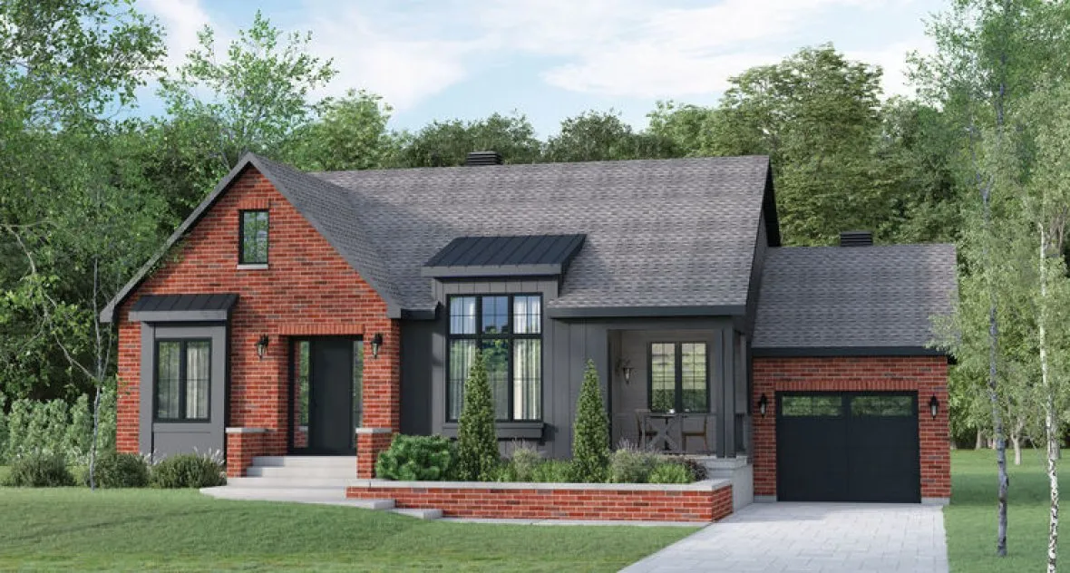 Full Rendering for House Plan #177851