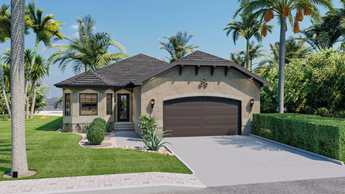 Full Rendering for House Plan #707231