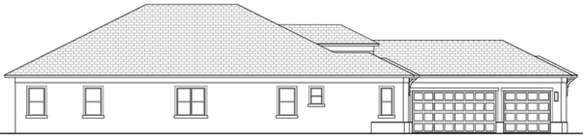 Left Elevation for House Plan #915272