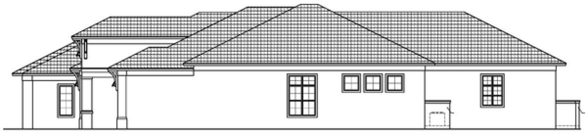 Right Elevation for House Plan #912972