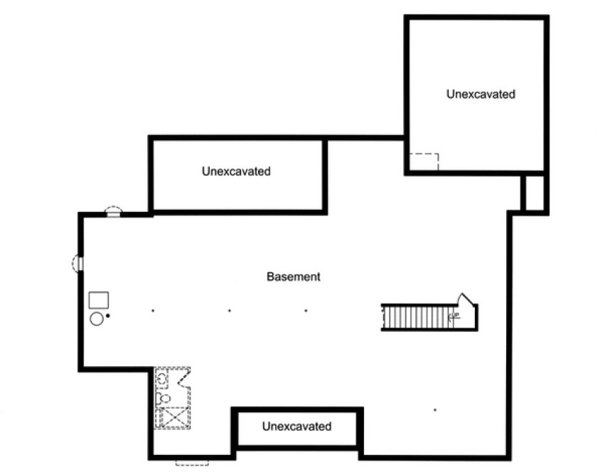 Basement Plan for House Plan #531952