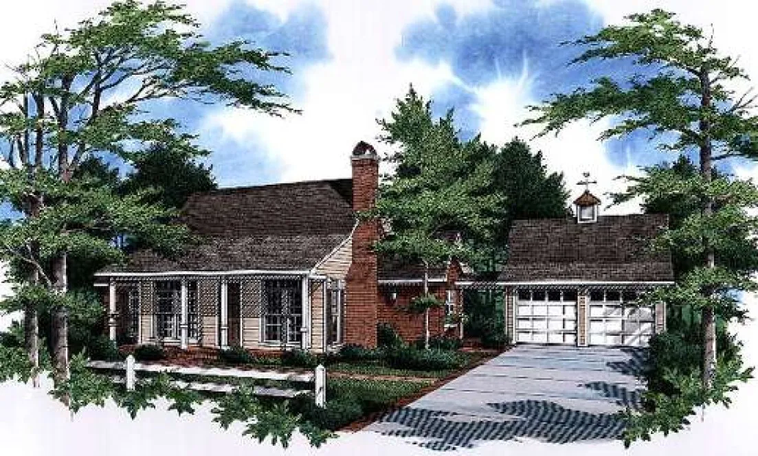 Full Rendering for House Plan #116041