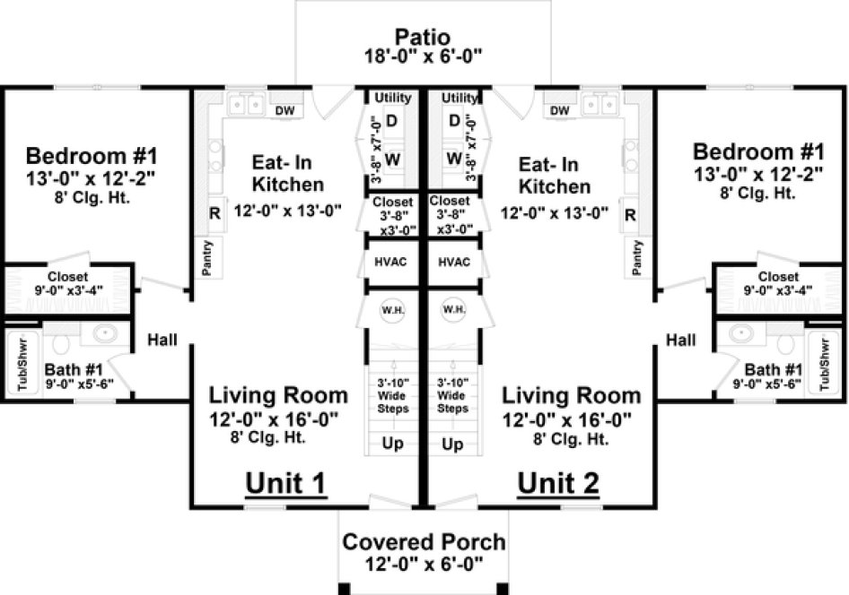 Main Floor Plan for House Plan #210942