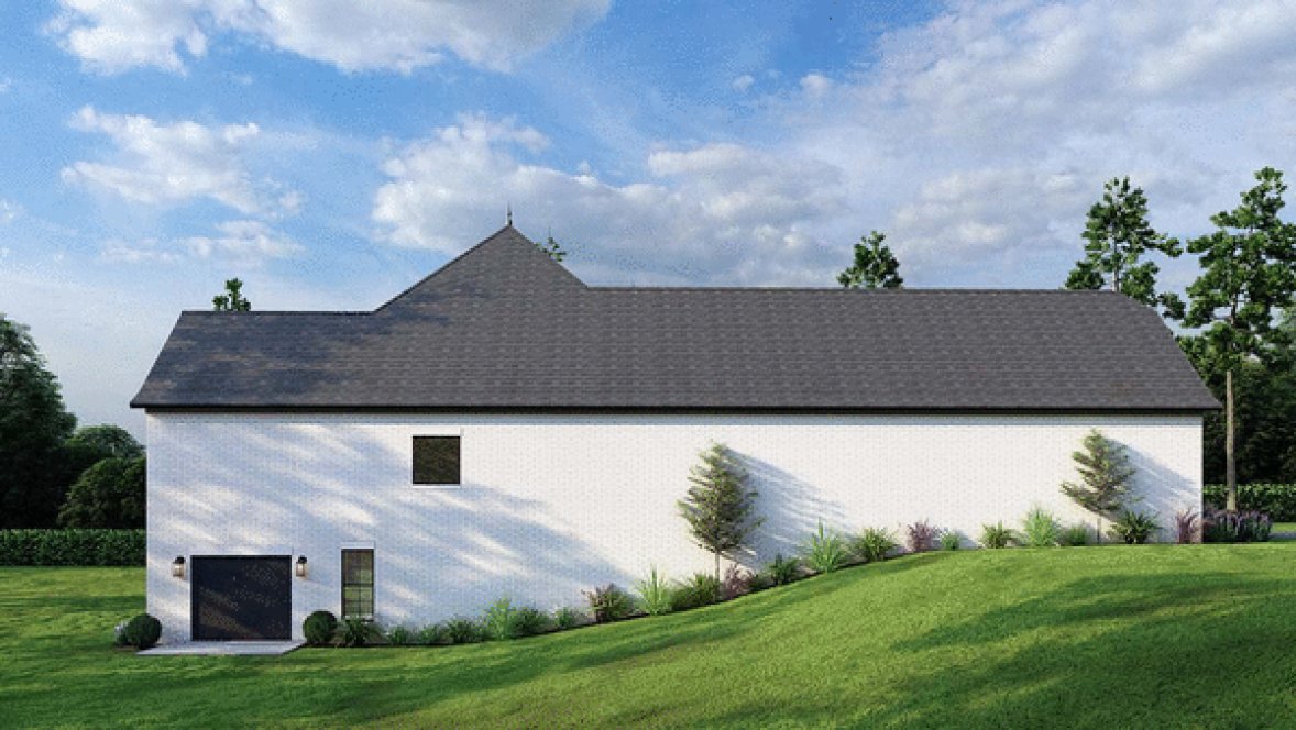 Left Elevation for House Plan #315304