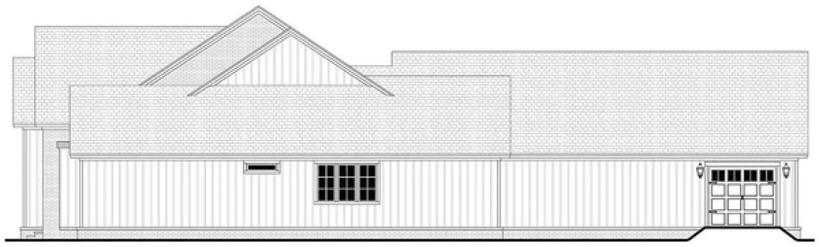 Right Elevation for House Plan #300703