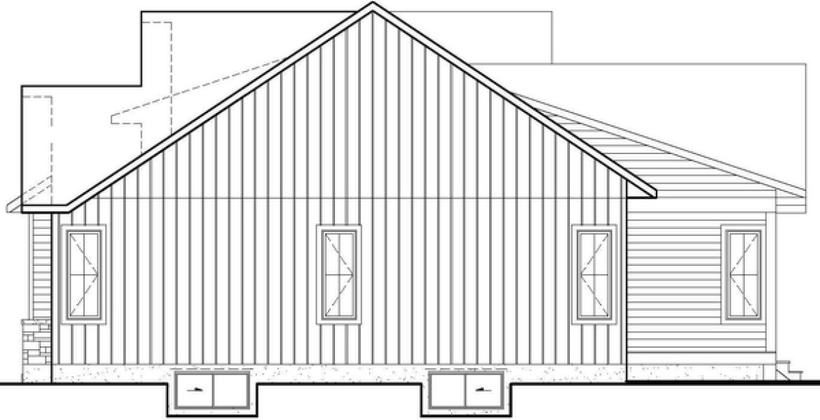 Right Elevation for House Plan #179271