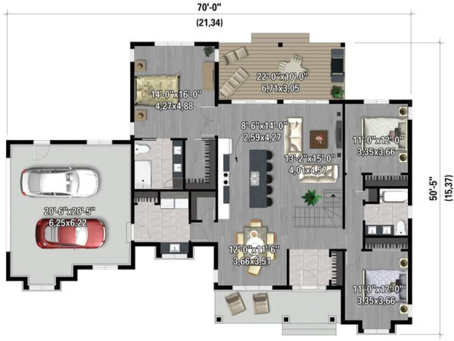 ExteriorPhoto for House Plan #179271