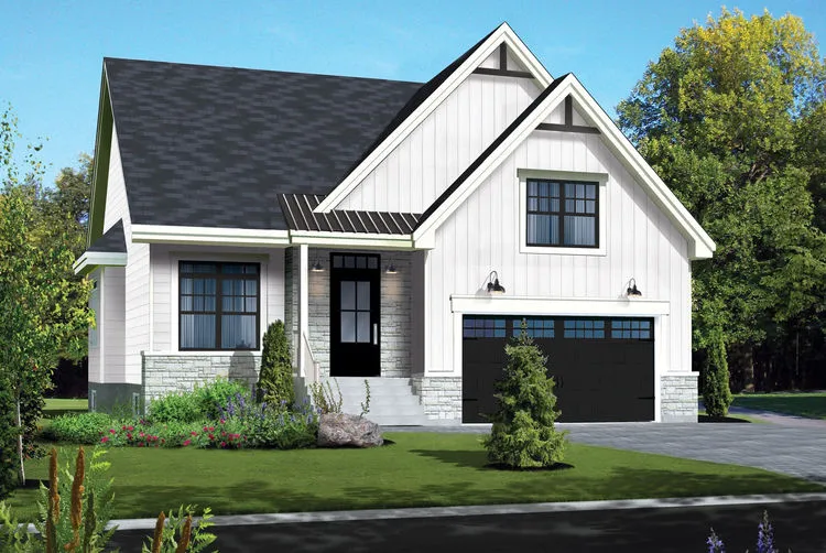 Full Rendering for House Plan #173471