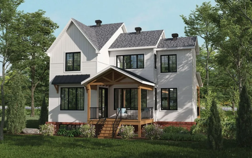 Full Rendering for House Plan #172951