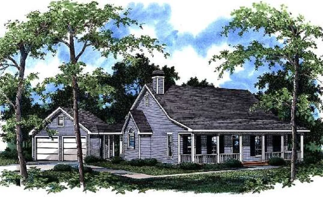 Full Rendering for House Plan #115741