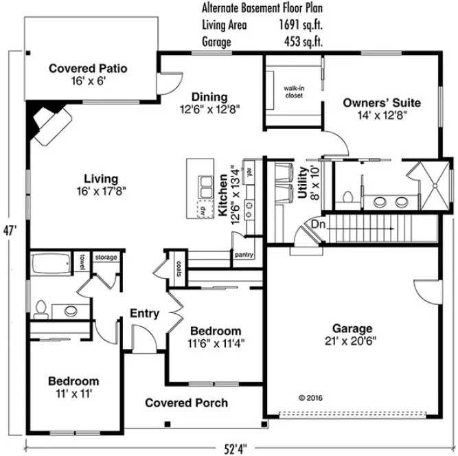 ExteriorPhoto for House Plan #345061