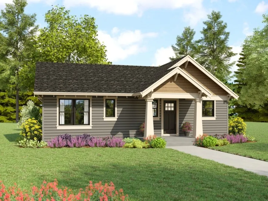 Full Rendering for House Plan #320401