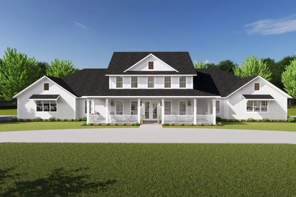 Full Rendering for House Plan #242594