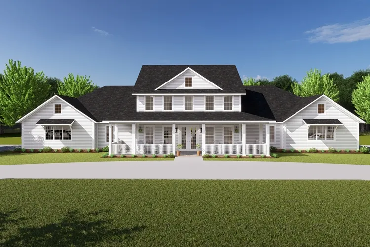 Full Rendering for House Plan #242594
