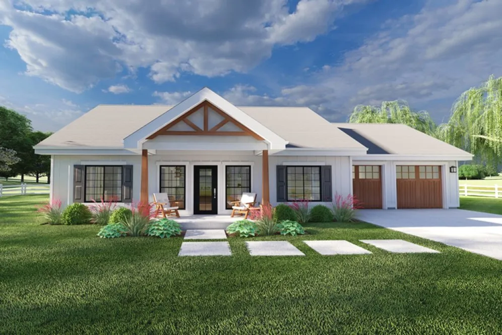 Full Rendering for House Plan #581362