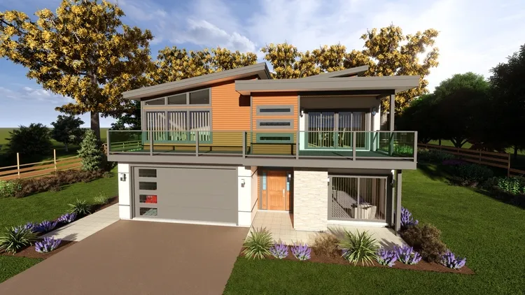 Full Rendering for House Plan #203093