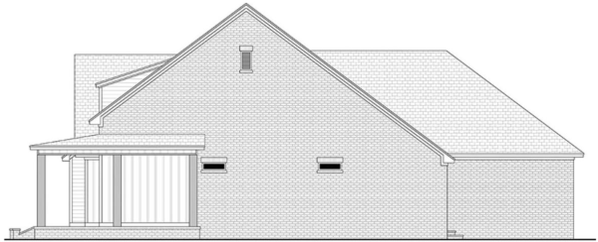Right Elevation for House Plan #304932