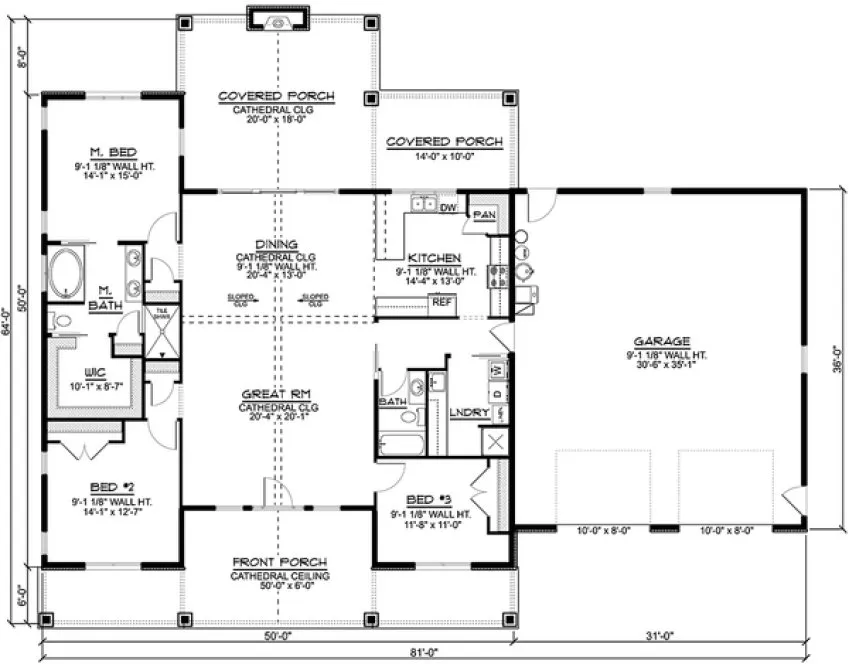 Plan for House Plan #750302