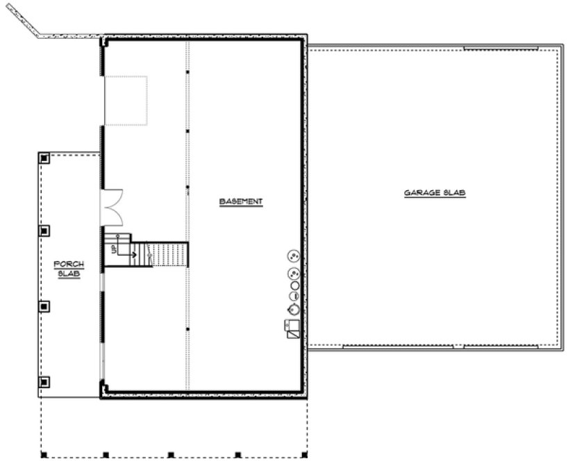 Basement Plan for House Plan #759772