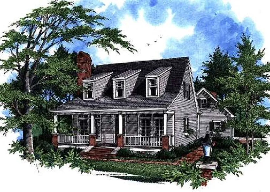 Full Rendering for House Plan #113451